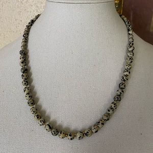 Dalmatian Jasper necklace